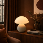 Bedroom Bedside Lamp Premium Cream Style Mushroom Table Lamp Decoration Ins Ancient Glazed Atmosphere Night Lamp Study Gift